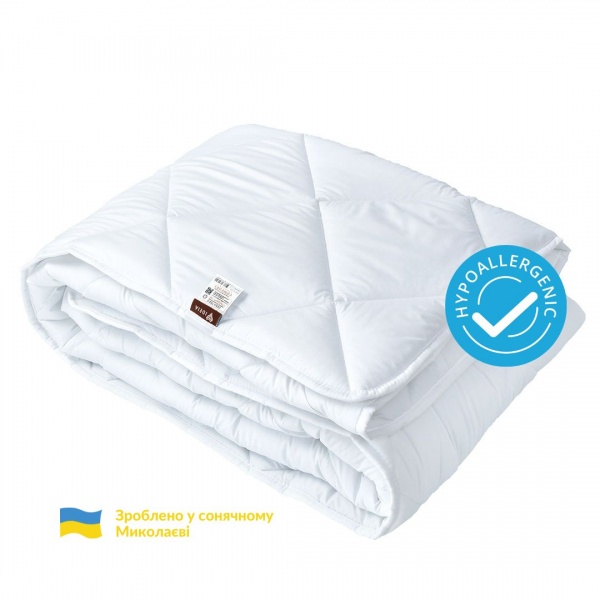 Ковдра антиалергенна ДобраНіч 400 г/м² 200x220 см IDEIA білий