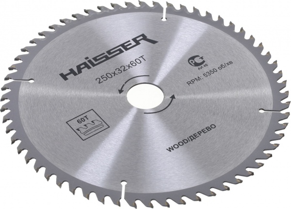 Пильный диск Haisser 4311640 250x32 Z60 16475