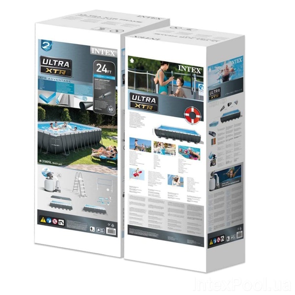 Басейн каркасний Intex 26368 Ultra Frame Rectangular