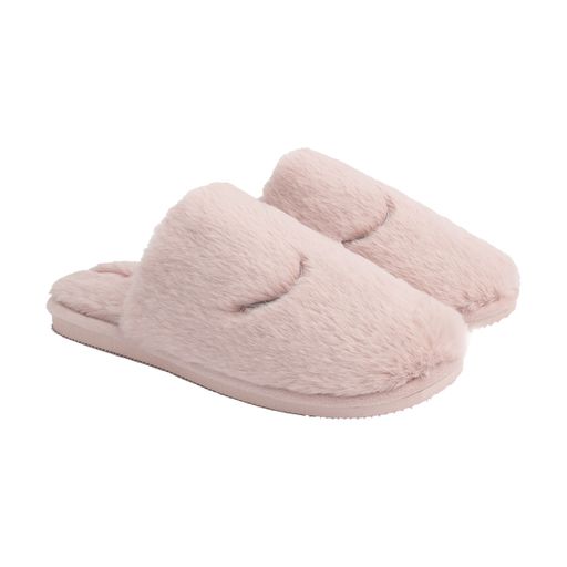 Тапки домашние Twins HS-LUX EYES меховые закрытые 11049 р.36/37 светло-розовый
