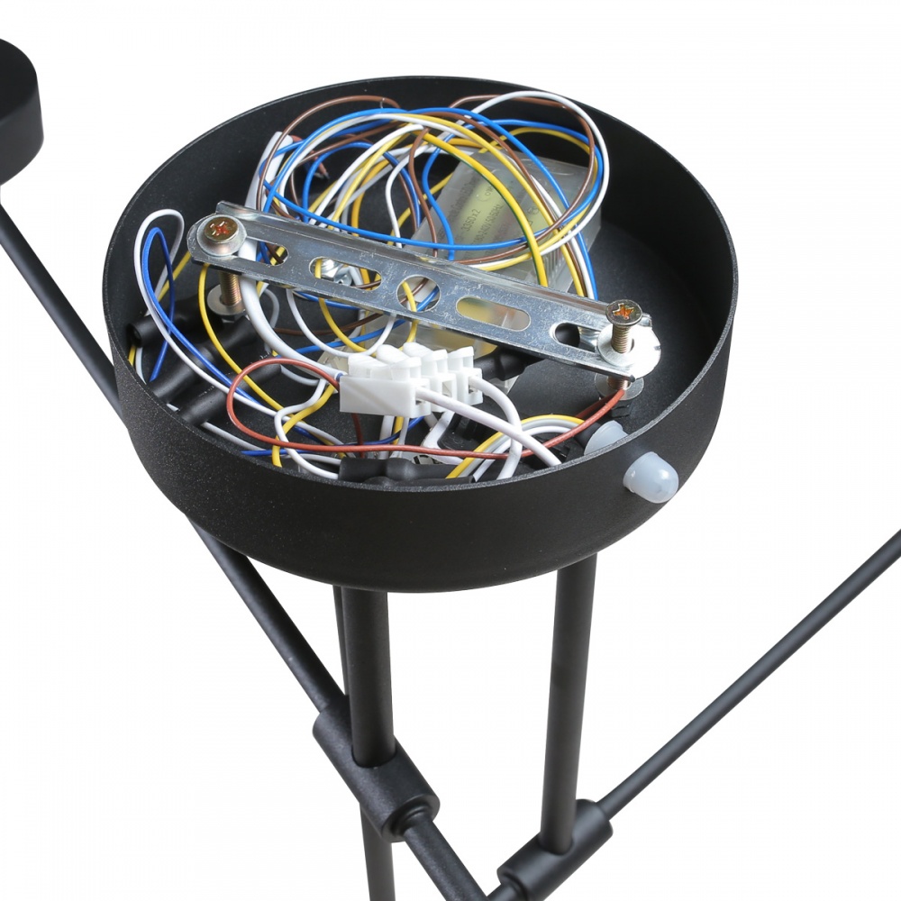 Люстра стельова LED CONCEPT ROW 8540 6x55 Вт чорний