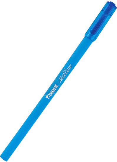 Ручка шариковая Axent маслянная Mellow синяя 