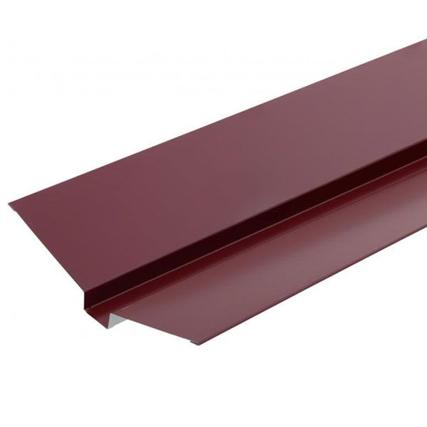 Планка ендови декоративна глянсова Європрофіль RAL 3005 бордова