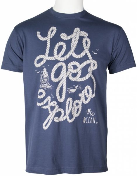 Футболка Regent Regent_150_LETS_GOO 11380244/31 S S темно-синій