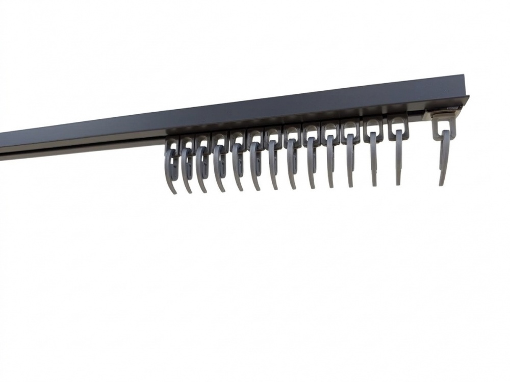 Карниз Karniz plus SE-1 одинарный 250 см графит 1 шт.