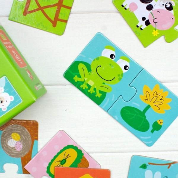 Пазли DoDo Звірята та їх Домівки 300117