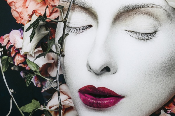 Картина на склі try Lady 80x120 см Styler GL-01597 