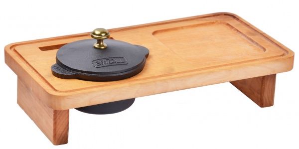 Каструля чавунна з підставкою 0,35 л HoReCa Brizoll