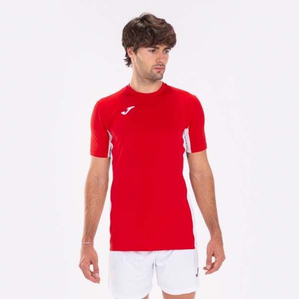 Футболка Joma SUPERLIGA T-SHIRT RED-WHITE S/S 101469.602 р.XL червоний