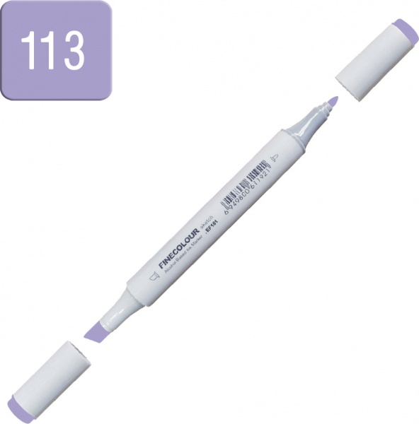 Маркер спиртовий FINECOLOUR Junior EF101-113 бузковий глибокий 