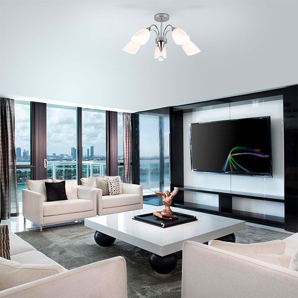 Люстра потолочная Strotskis Ellene 5x40 Вт E27 хром 30149/5 