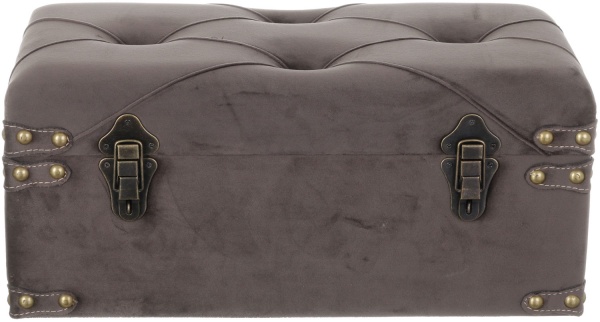 Скриня-пуф Велюр мокко 50х25х23 см 