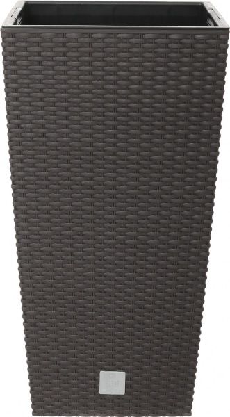 Горщик пластиковий Prosperplast Rato square 2 в 1 квадратний 35л коричневий (77950-440) 