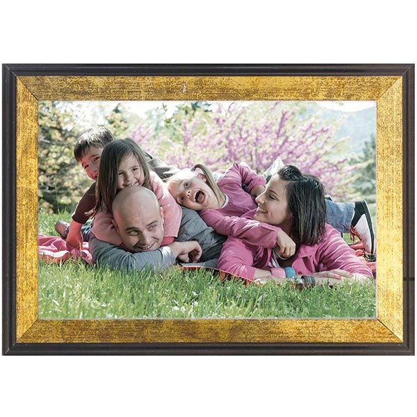 Фоторамка Foil 10x15 см коричнево-золота