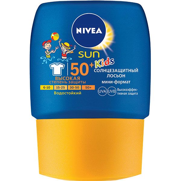 Лосьон Nivea для детей 50 мл SPF50+ мини-формат 50 мл 80406