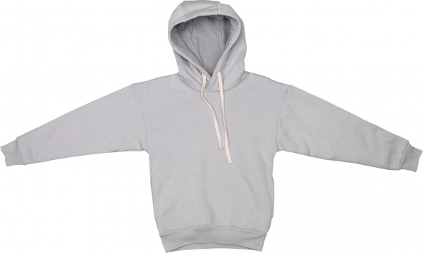 Худи для мальчика Роза р.140 серый 210573 