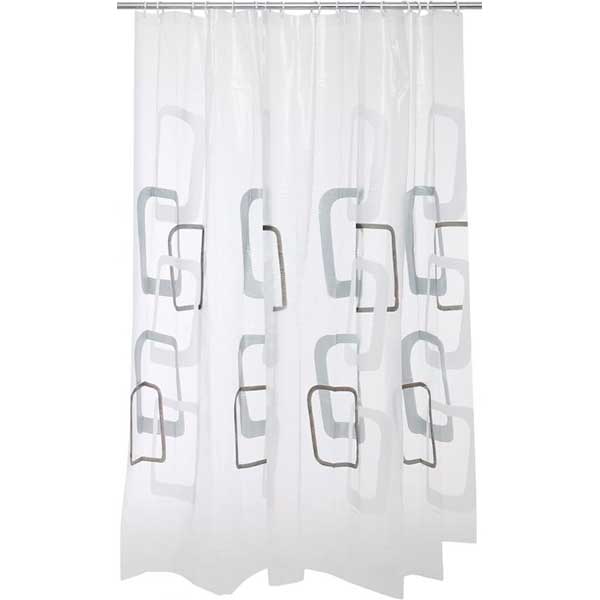 Шторка для ванной Bacchetta Quadri '60 nero 10 240x200 см