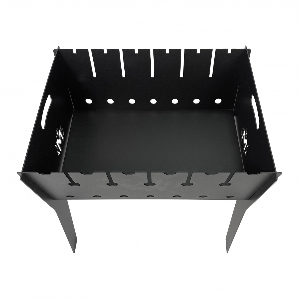 Мангал раскладной Metalzavod Феникс на 6 шампуров 2 мм двухуровневый