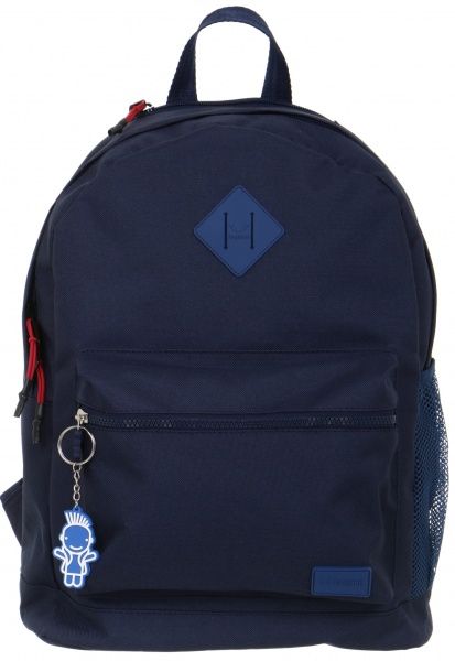 Рюкзак молодіжний Bagland з капюшоном Hood W/R 17 л 54466 чорнильний/коти 451