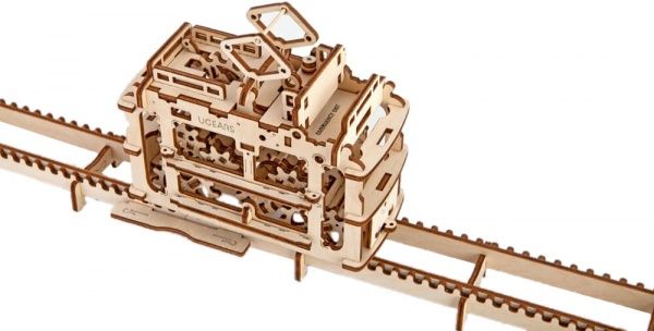 Конструктор Ukrainian Gears Трамвай с рельсами 70008