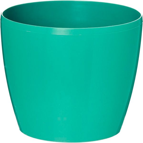 Горшок пластиковый Lamela Магнолия круглый 2,2л изумрудный (201) 