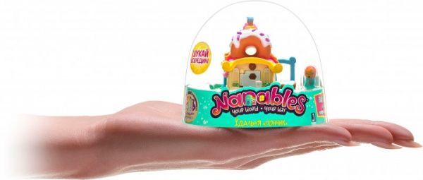 Игровой набор Jazwares Nanables Small House Город сладостей Столовая Пончик (NNB0011) 