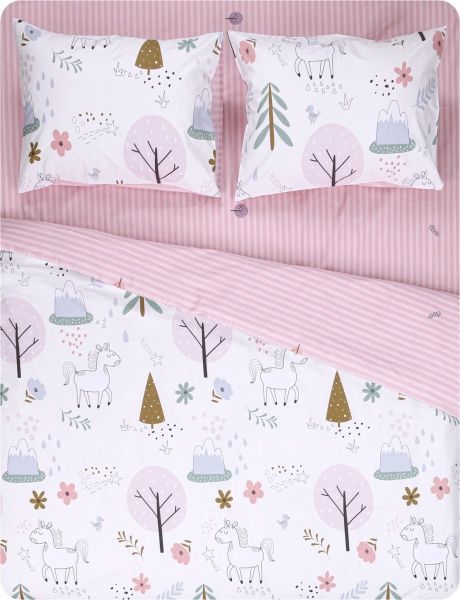 Комплект постельного белья bright unicorn 2.0 мульти La Nuit 