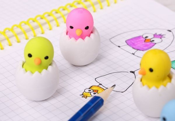 Ластик Цыпленок зеленый