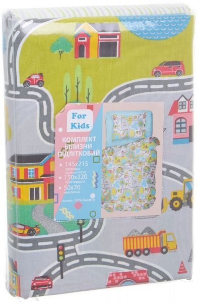 Комплект постельного белья Україна Дорожки разноцветный 