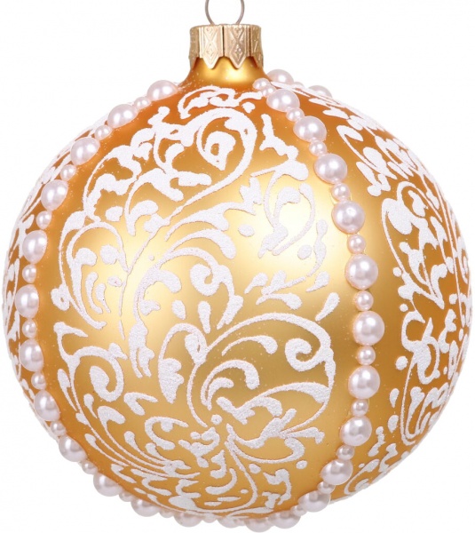 Шар новогодний Элит d 100 мм в ассортименте