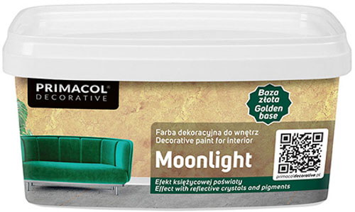 Декоративна фарба PRIMACOL DECORATIVE Moonlight срібло 1 л