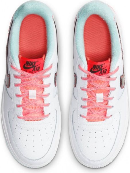 Кроссовки Nike NIKE AIR FORCE 1 '07 LV8 GS DD7709-100 р.4.5Y белый