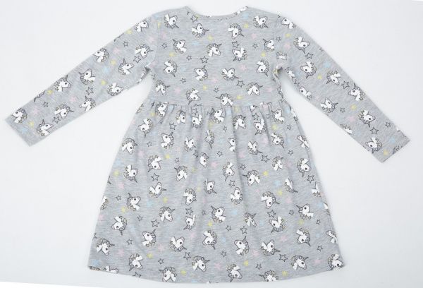 Платье Luna Kids Unikorn р.98/104 серый 1066/12013 