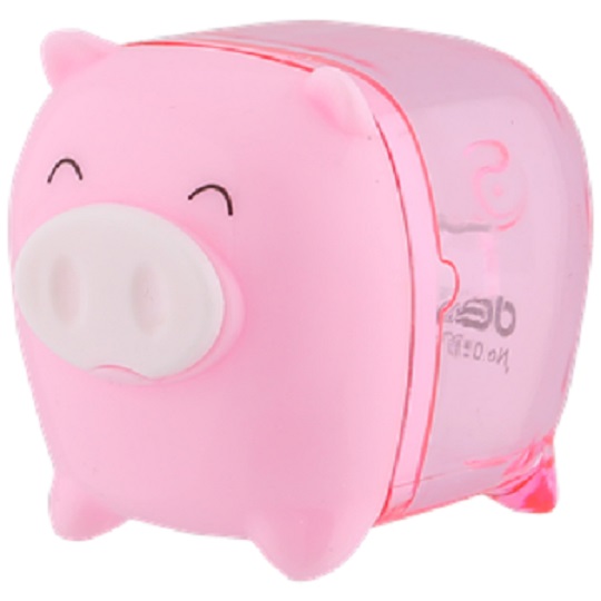 Чинка з контейнером Свинка мiкс 0557Е Deli