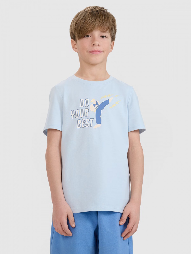 Футболка 4F TSHIRT M2643 4FJRSS25TTSHM2643-34S р.122 голубой