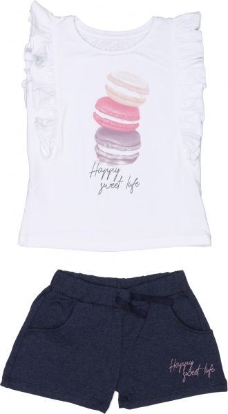 Комплект дитячого одягу Фламінго р.116 білий із синім 907-416 