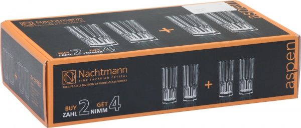 Набор стаканов высоких Aspen 309 мл 4 шт. 18977 Nachtmann