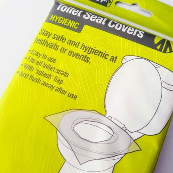 Накладки одноразовые на сиденье унитаза Summit Festival & Camping Toilet Seat Covers однослойная 20 шт.
