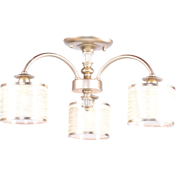 Люстра стельова Victoria Lighting Nicole/PL3 3x40 Вт E14 кремовий 