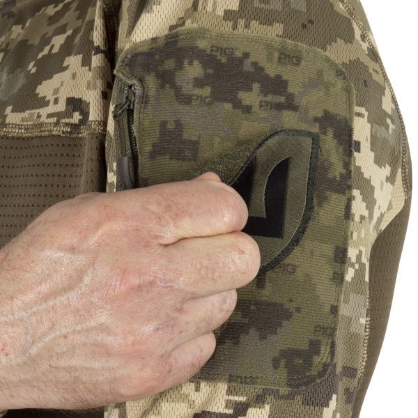 Футболка з довгим рукавом P1G M UA281-29854-LS-OD р. M зелений