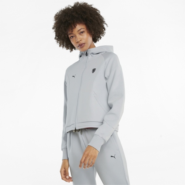 Джемпер Puma Ferrari Style Wmn Hd Swt Jkt 53177605 р. L сірий