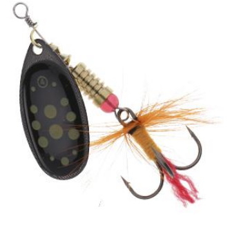 Блесна-вертушка Fishing ROI 6 г Aglia Fly 21 black green
