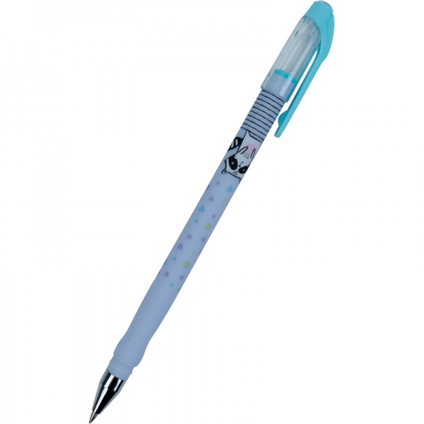 Ручка шариковая Axent Raccoon синяя 50367 
