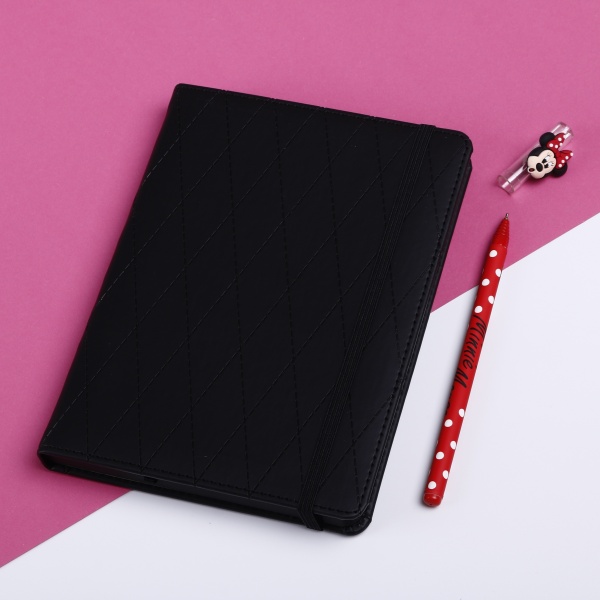 Дневник недатированный CASTELLO черный Buromax A5 2023