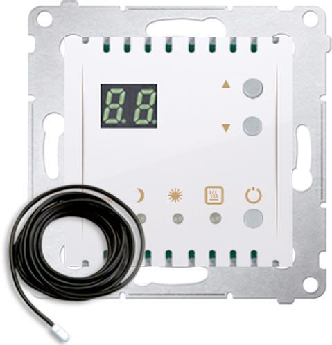 Регулятор температуры Simon Premium 10 А 250В белый DTRNSZ.01/11