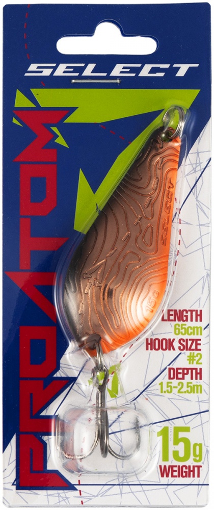 Блешня Select ProAtom 15.0g 65mm #07 15 г Блешня Select ProAtom 15.0g 65mm #07