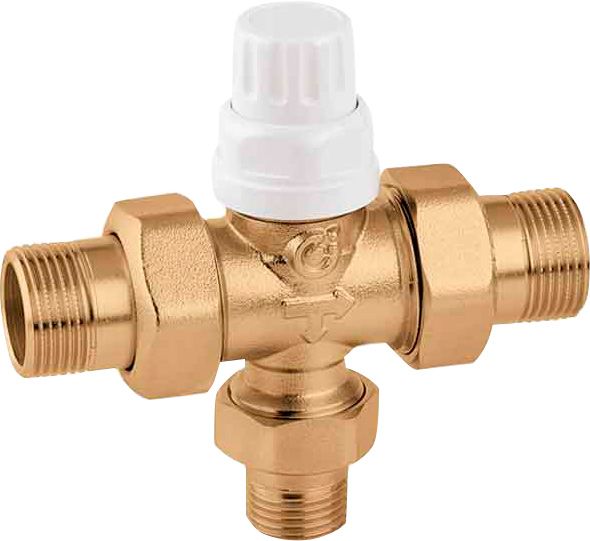 Триходовий термостатичний клапан Caleffi 1