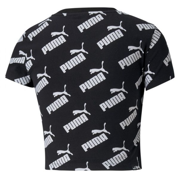 Футболка Puma Amplified AOP Fitted Tee 58122201 S чорний