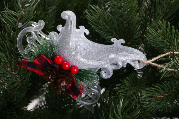 Декоративна підвіска Санчата з декором 13x10 см E2633S срібло