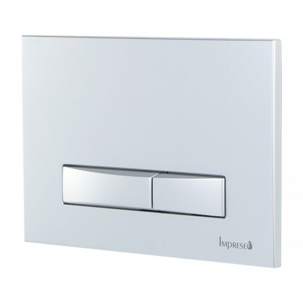 Панель смыва Imprese i7114PS пластиковая, хром матовый